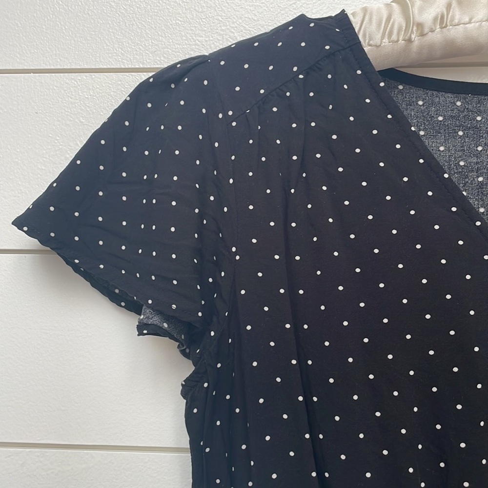 ✨ Black and White Polka Dot Dress✨